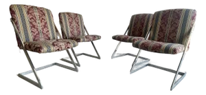 Cantilever Z Dining Chairs- Set of 4