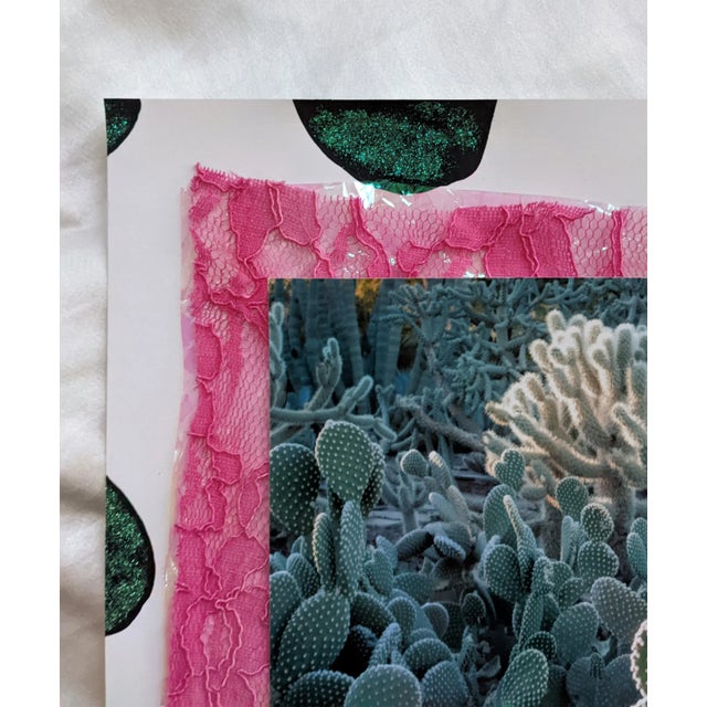 "They Can't See Me Anyway" Contemporary Abstract Mixed-Media Collage For Sale - Image 4 of 7