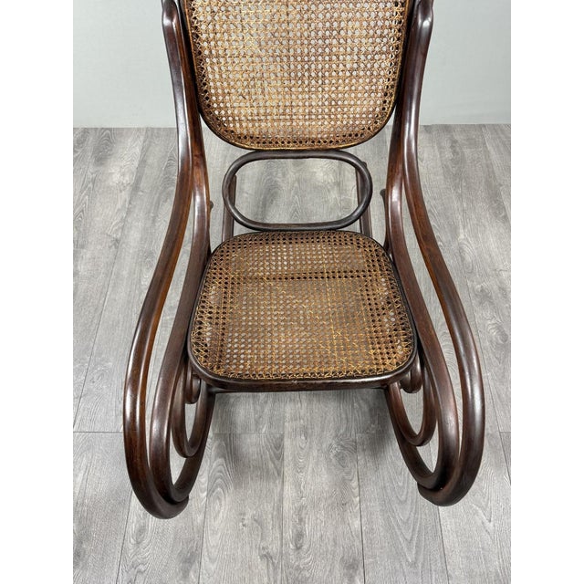 20th Century Bentwood Rocking Chair For Sale - Image 5 of 13
