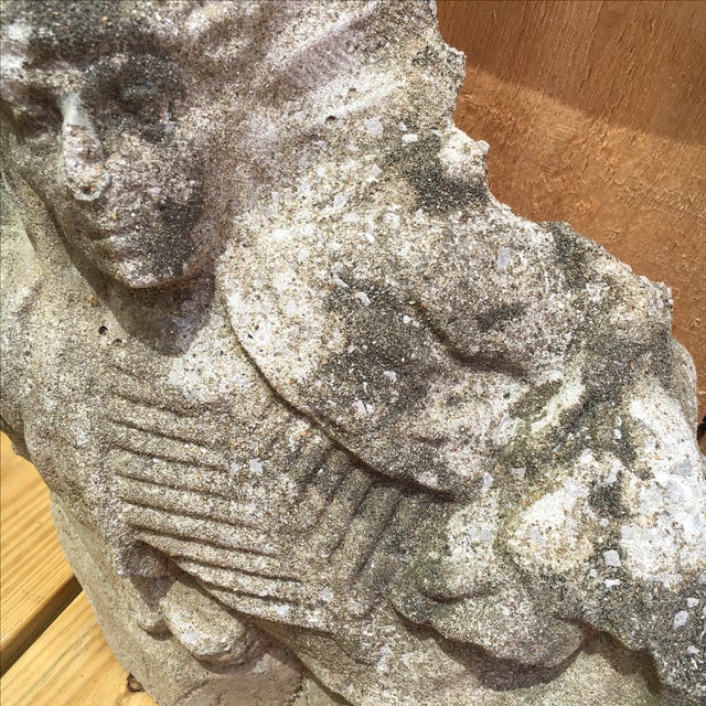 Antique Concrete Indian Chief Lawn Statue Chairish