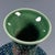 Celadon Vintage Chinese Celadon Ground Blue & White "Lotus Scroll" Vase, Yongzheng Mark For Sale - Image 8 of 9