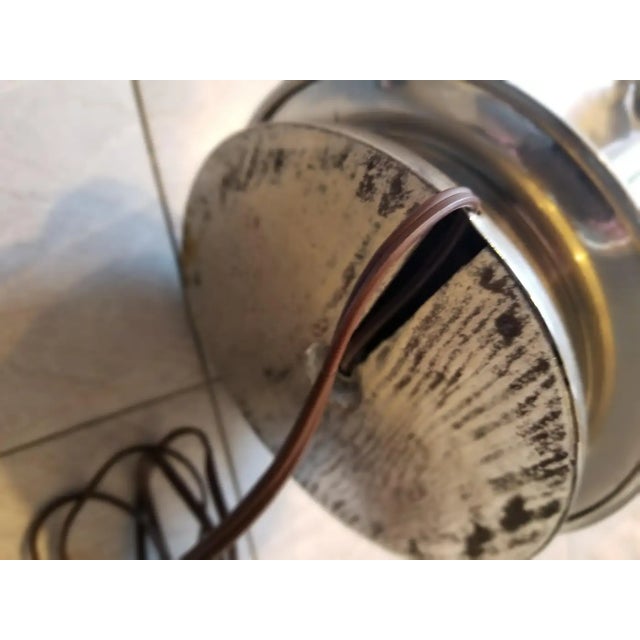 Hollywood Regency 1950s Chrome Trophy Table Lamp Style Stiffel Lamp Company For Sale - Image 3 of 10