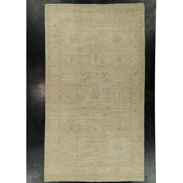 Brown Oushak Rug 2'10" x 5' #21361 For Sale - Image 8 of 8