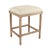 The Louis Counter Stool from Zentique is a backless counter-height stool inspired by Louis XVI design. The padded natural...