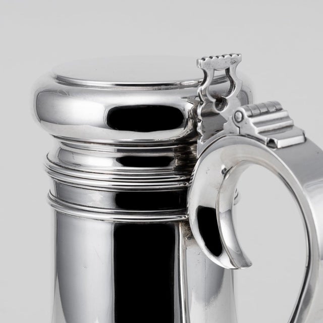 20th Century American Silver Tankard Cocktail Shaker, New York, 1900s For Sale - Image 6 of 18