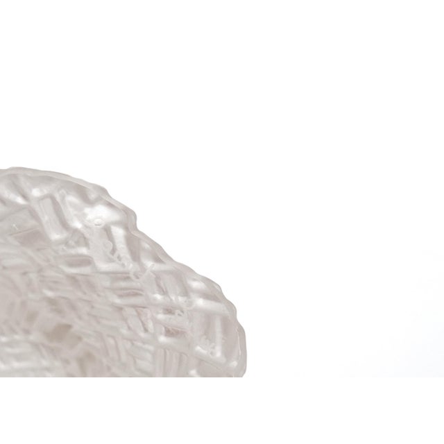 Amber 20th Century Saint-Louis French Crystal Lyre Sculpture For Sale - Image 8 of 9