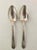 1930’s H&t Mfg.co Silverplate Wentworth Serving Spoons- Set of 2 For Sale - Image 4 of 4