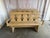 Mid 20th Century Rustic Hand-Carved Oak Benches, Pair, Folk Art / Spanish Colonial Style For Sale - Image 5 of 17