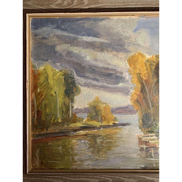 Lennart Rosensohn, Swedish Landscape, Mid 20th Century, Oil Painting, Framed For Sale - Image 7 of 17