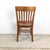 Vintage American Schoolhouse Chair — Wood Slat Back Side Chair For Sale - Image 12 of 12