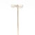 Gold Vintage Antique Edwardian Diamond, Pearl, and Gold Stickpin For Sale - Image 8 of 12