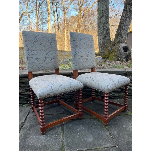 Dining Chairs by Century With Barley Twist Legs S/4 For Sale - Image 12 of 12