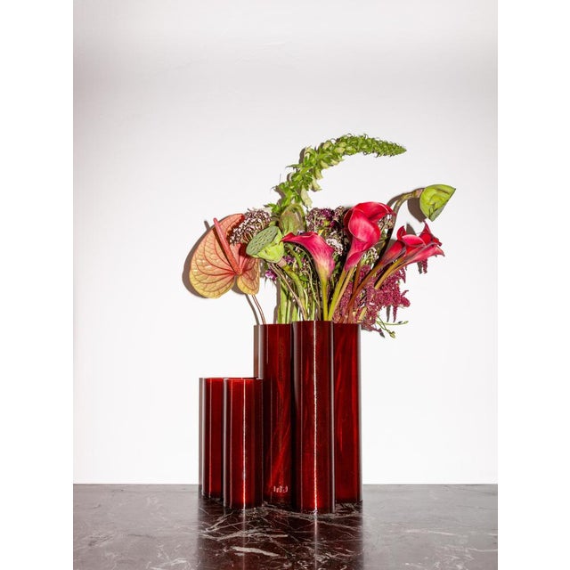 Forest Green Splash Vase by Mana For Sale - Image 11 of 17
