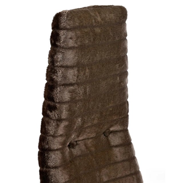 8 Restored Adrian Pearsall Craft Associates Bronze Brown and Black Brutalist Dining Chairs For Sale - Image 10 of 17