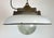 Gray Industrial Factory Pendant Lamp in Cast Iron and Grey Enamel from Zaos, 1960s For Sale - Image 8 of 16