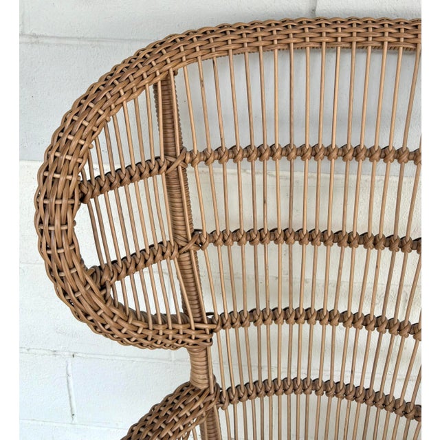 Contemporary Made Goods Organic Modern Faux Rattan Aurora Dining Chair For Sale - Image 3 of 7