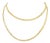 14k Solid Yellow Gold Handmade 3.4 mm Anchor Mariner Link Necklace, 24"L , 15.8G For Sale