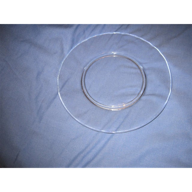 Transparent Mid-Century Domed Glass Cheese Platter For Sale - Image 8 of 10