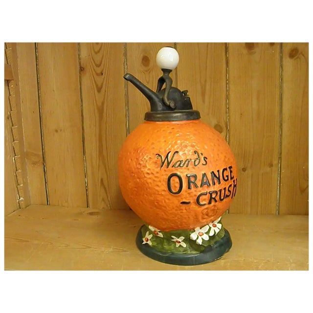 Hard to Find 1910-20s Wards Orange Crush Syrup Dispenser For Sale - Image 9 of 18
