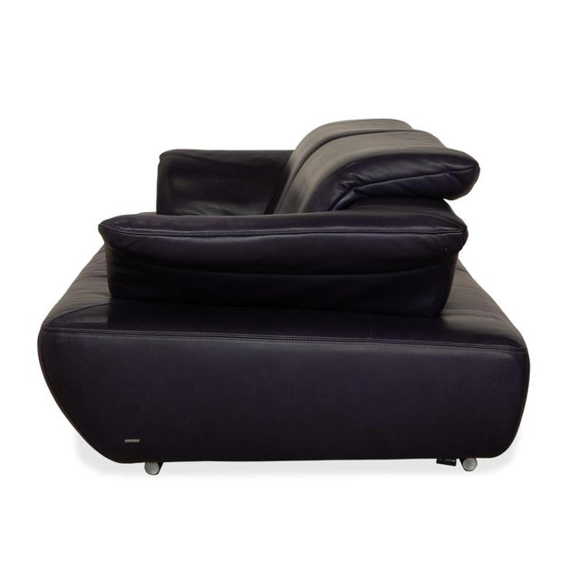 Avanti 3-Seater Sofa in Purple Leather from Koinor For Sale - Image 16 of 17