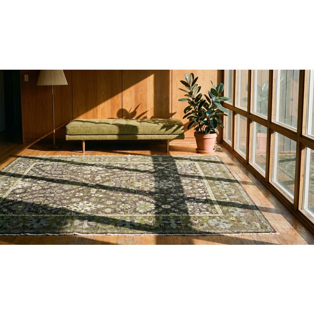 Early 20th Century N. Indian Agra Carpet ( 9'6" x 11'8" - 290 x 355 ) For Sale - Image 13 of 15