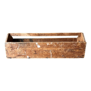 Circa 1930 Magnificently-Sized Wooden Jardinière / Planter Box Aka Carpenter Tool Box