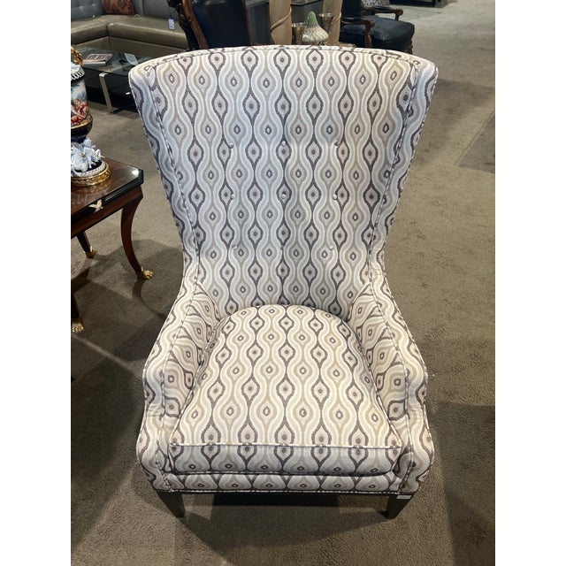 This Hickory Chair “Elliot” Wingback Chair pairs timeless craftsmanship with a fresh, contemporary edge. Upholstered in an...