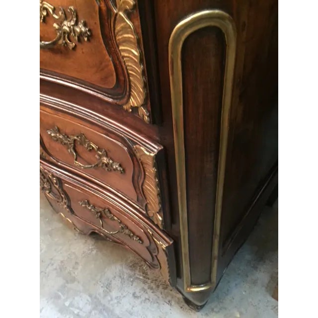18th Century French Walnut Carved Commode For Sale - Image 11 of 12