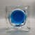 Glass Square Ashtray in Hand-Worked Murano Glass with Ice Cube Effect, 1970s For Sale - Image 7 of 9