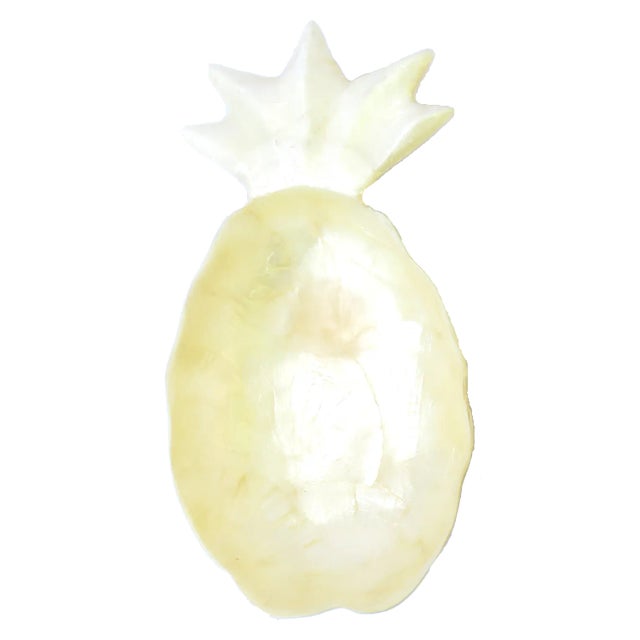 Farmhouse Capiz Pineapple Form Bowls, Set of 3 For Sale - Image 3 of 4