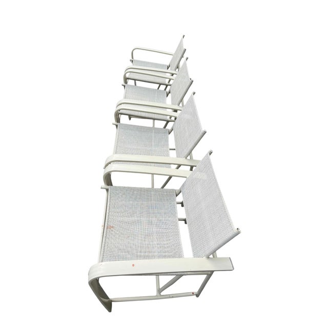 Brown Jordan Early 21st Century Brown Jordan Patio Dining Table & 4 Chairs For Sale - Image 4 of 12