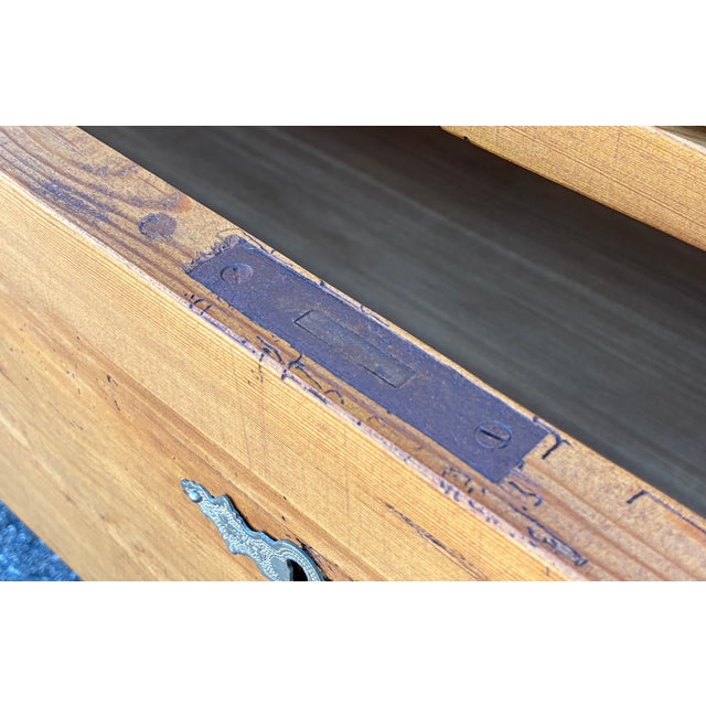 Pine Chest of Four Drawers, Denmark For Sale - Image 10 of 15