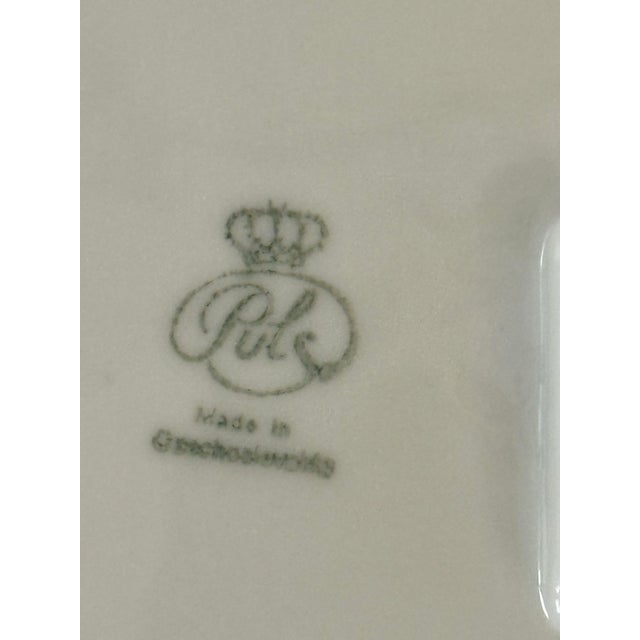 Pfeiffer und Lowenstein-Czechoslovakia! Discover this exquisite and extremely rare antique square porcelain bowl by...