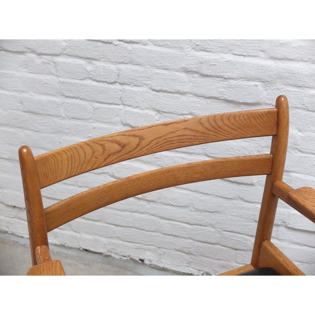 Armchair in Oak by Jos de Mey for Van Den Berghe-Pauvers, 1960s For Sale - Image 12 of 16