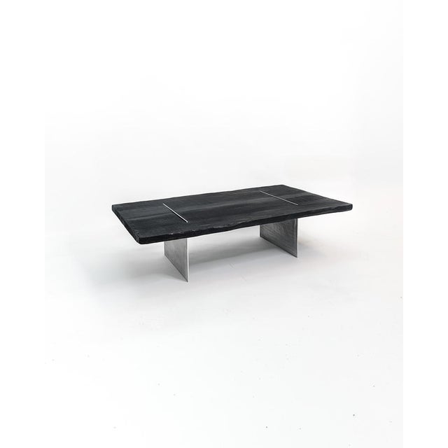 Early 21st Century Yakisugi Burnt Wood Coffee Table by Case Studios For Sale - Image 5 of 5