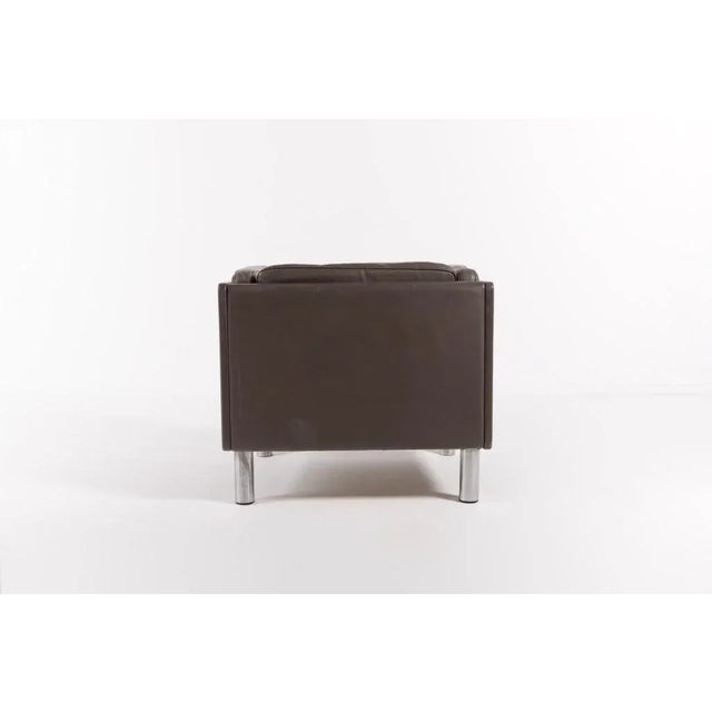 Animal Skin Danish Lounge Chair Ej-20 by Jorgen Gammelgaard for Erik Jorgensen For Sale - Image 7 of 13