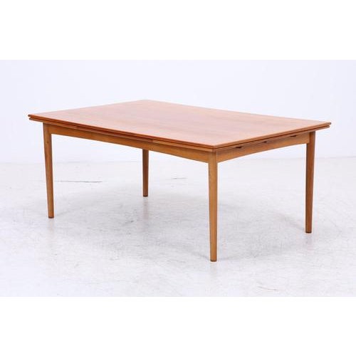 Vintage Extendable Teak Dining Table For Sale - Image 14 of 16