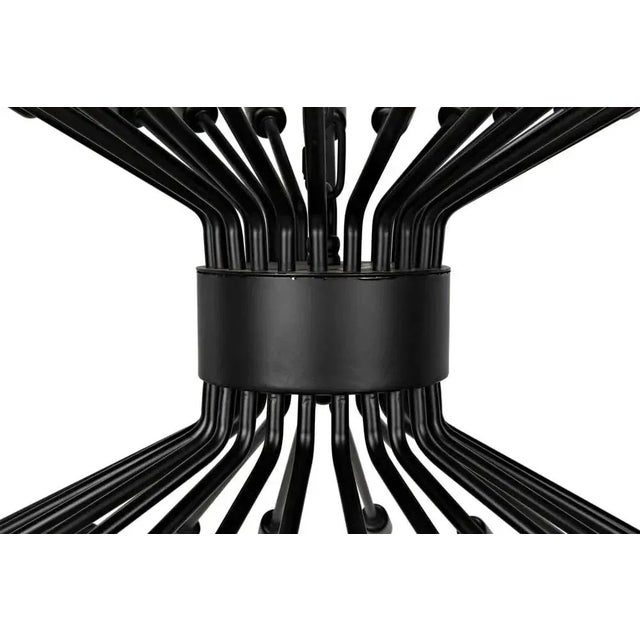 Not Yet Made - Made To Order NOIR Mancini Chandelier, Black Iron For Sale - Image 5 of 5