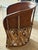 Vintage Mexican folk art adult chair Equipale chair is in good condition and photos depict condition Measures Back 28.5”...