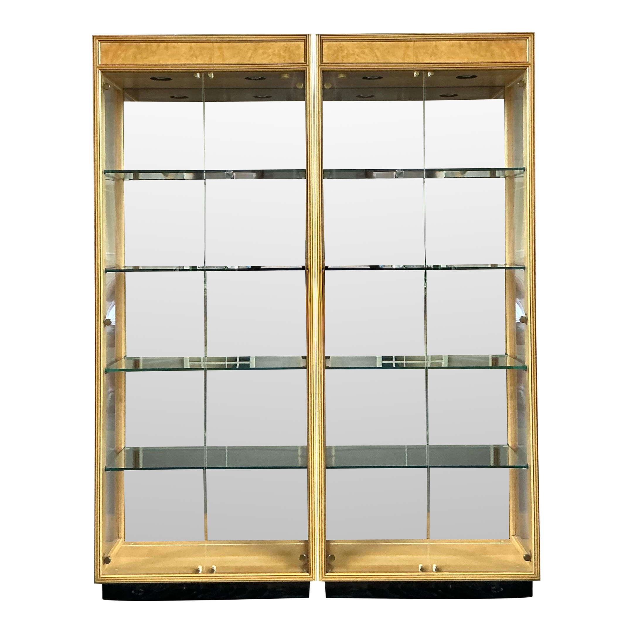 Vintage Glass Shelving | Chairish