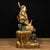Copper Zhenwu Emperor With Mythical Beast, 12" H For Sale - Image 9 of 9
