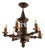 French Beech Well Chandelier, 1940 For Sale