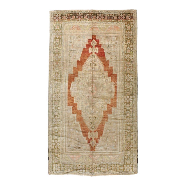 Galerie Shabab Collection Mid-20th Century Turkish Oushak Rug For Sale
