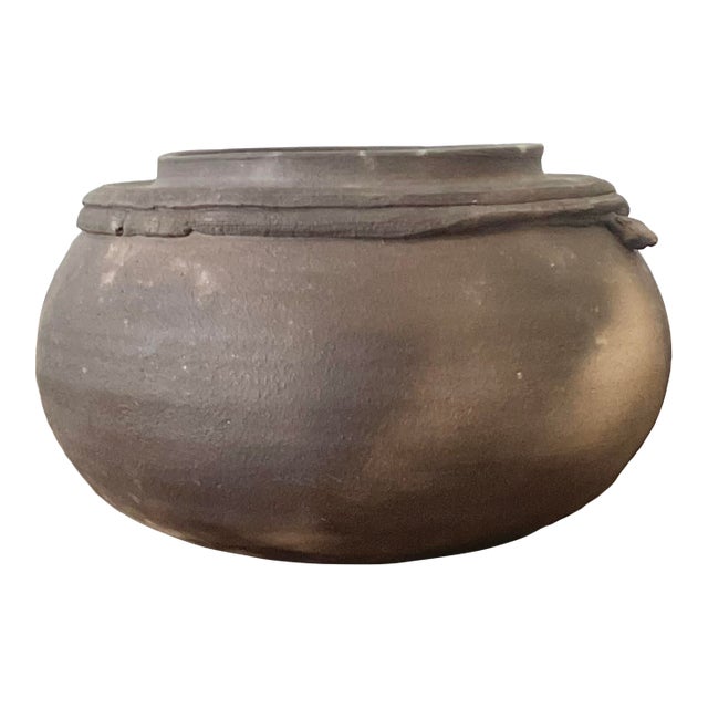 Vintage Original Studio Pottery Matte Glaze Vase For Sale