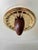 Pendant Lamp in Brass and Teak with Frosted Glass, Italy, 1980s For Sale - Image 11 of 18