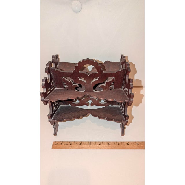1910s Walnut Stereo View Holder For Sale - Image 5 of 7