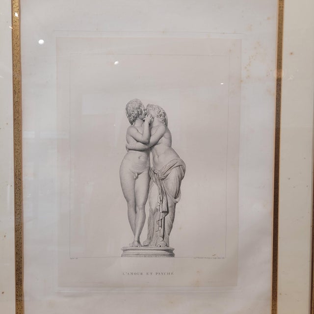 Auguste Boucher-Desnoyers, Love and Psyche and J. B. R. U. Massard Venus De Médici, 1800s, Etching For Sale - Image 7 of 18