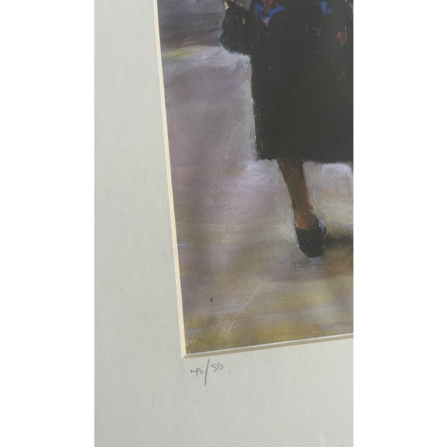 American Renee Berger Signed Print Cityscape For Sale - Image 3 of 10