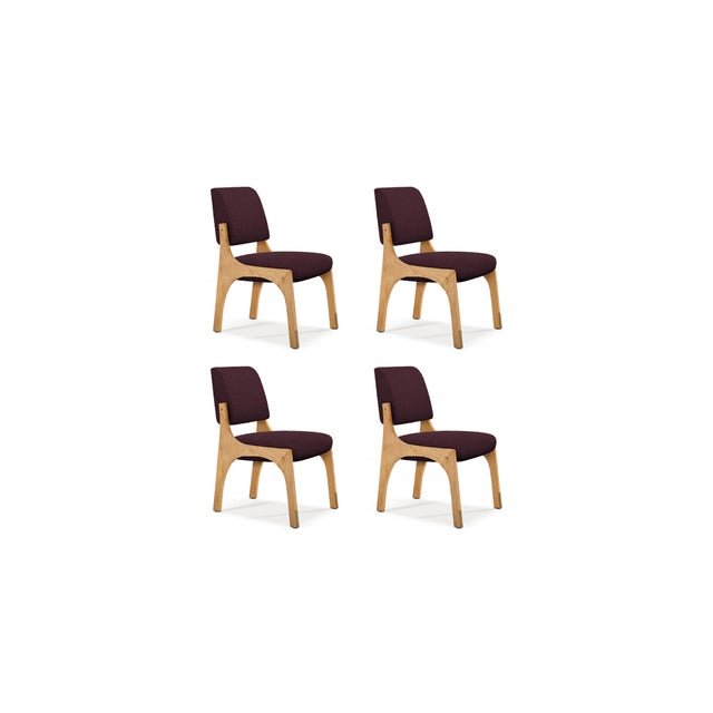 Not Yet Made - Made To Order Arches II Dining Chairs in Oak and Bouclé from Insidherland, Set of 4 For Sale - Image 5 of 5