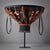 Early 20th Century Bamileke Royal Fon Headpiece With Ndop Cloth Cameroon Sidley Collection For Sale - Image 9 of 11